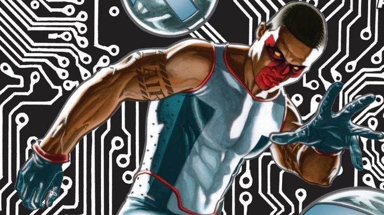 Mister Terrific posing