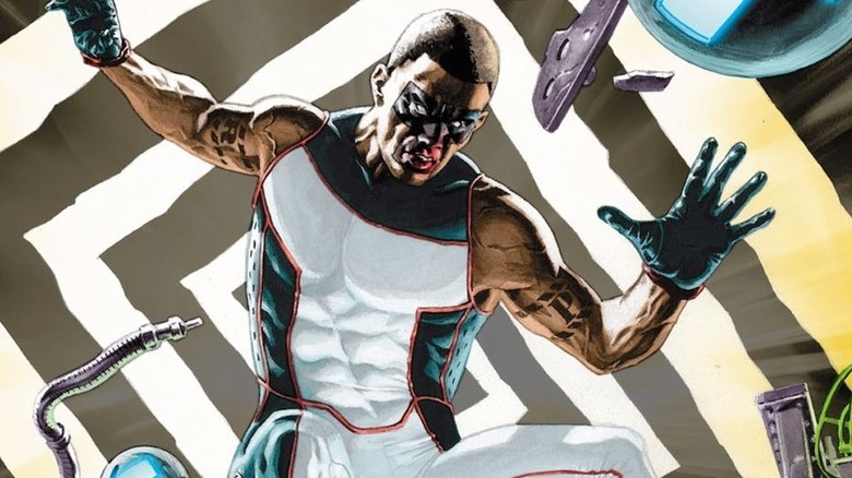 Mister Terrific jumping