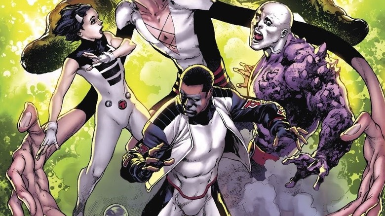 The Terrifics being scared