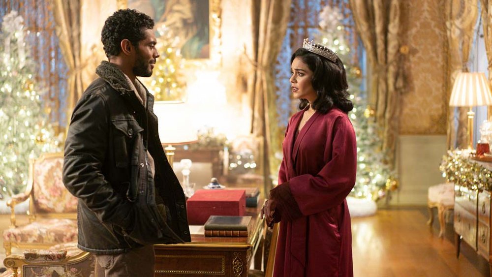 Vanessa Hudgens and Nick Sagar star in The Princess Switch: Switched Again