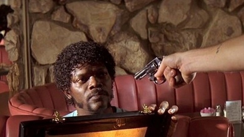 Jules Winnfield at gun point