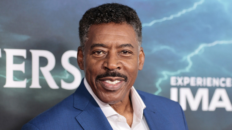 Ernie Hudson Ghostbusters premiere smile mustache