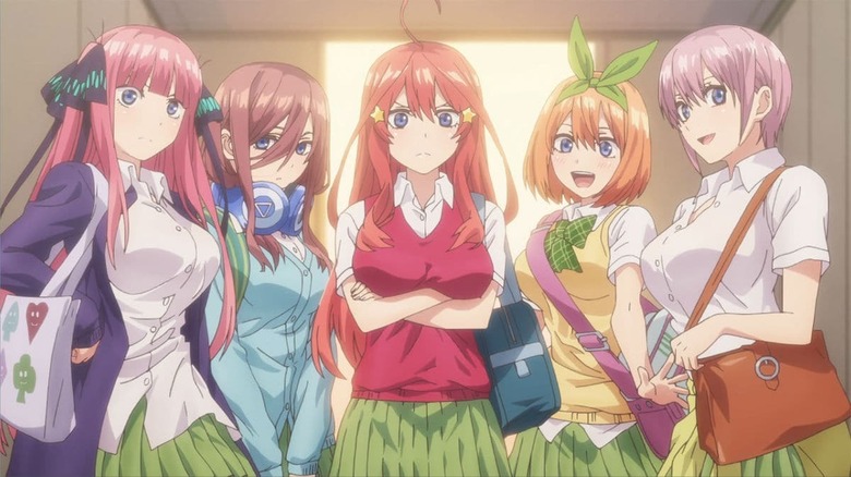 The quintuplets in a row