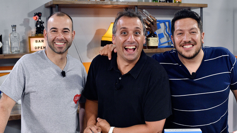 James Murray, Joe Gatto, and Sal Vulcano pose together