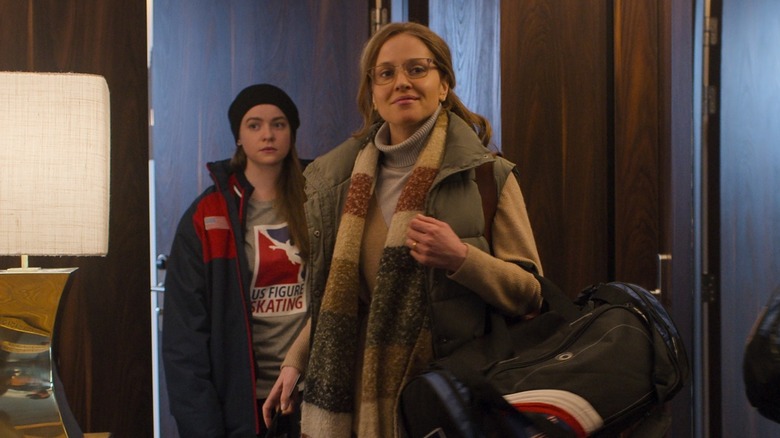Jenny and her daughter arrive at their hotel in Europe in In From the Cold