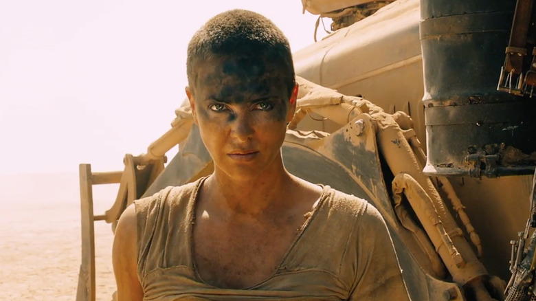 Imperator Furiosa wearing a brown shirt