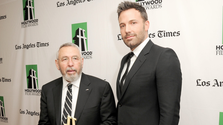 Tony Mendez and Ben Affleck smiling