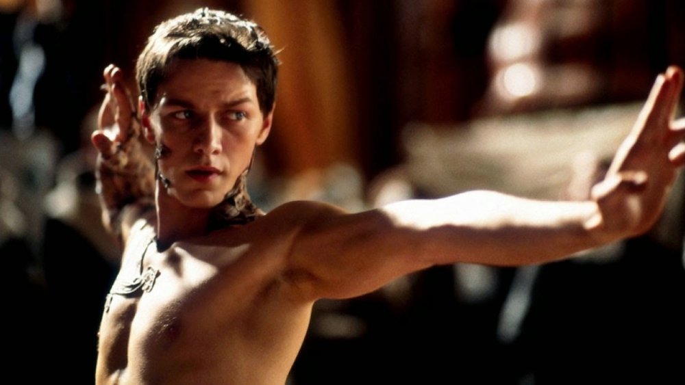 James McAvoy as Leto Atreides II wearing the sandtrout skin in SYFY's Children of Dune miniseries