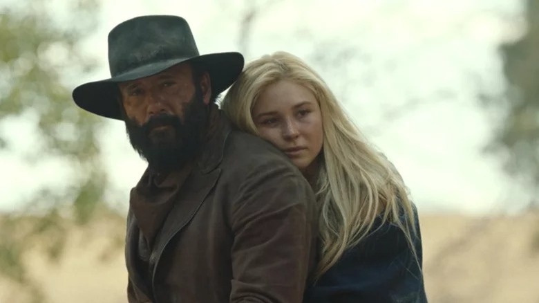 Tim McGraw and Isabel May in "1883"