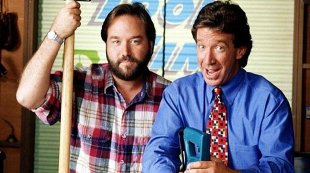 Richard Karn and Tim Allen as Al Borland and Tim Taylor on Home Improvement