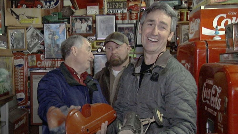 Mike Wolfe and Frank Fritz stumble upon a bevy of Coca-Cola products on American Pickers