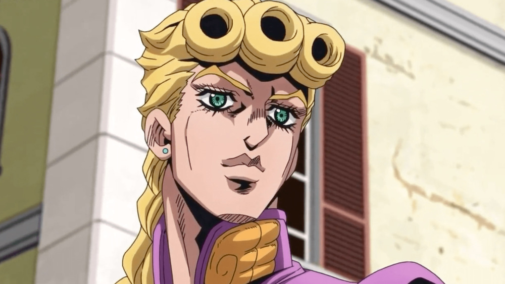 Giorno Giovanna basking in light