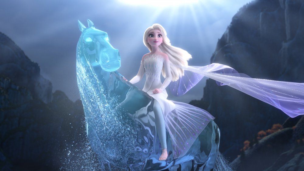 Idina Menzel as the voice of Elsa in Frozen II