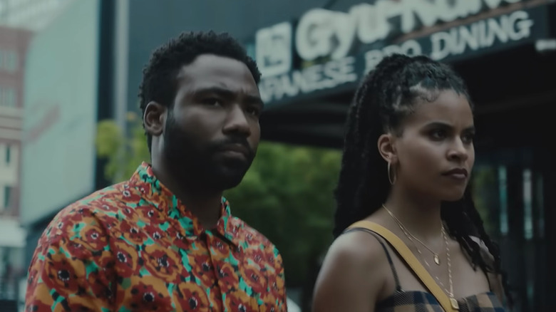 Donald Glover and Zazie Beetz