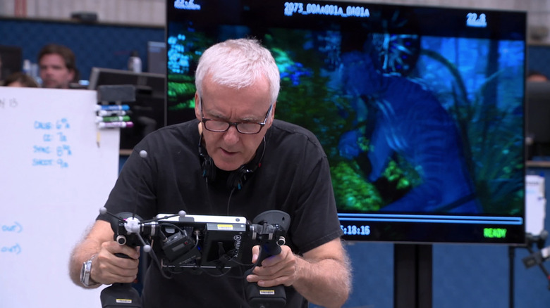 James Cameron guiding virtual camera