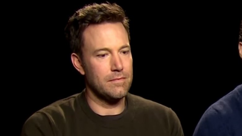 Ben Affleck sad face