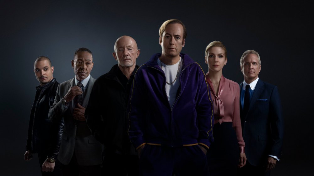 Promo image of Better Call Saul's main cast