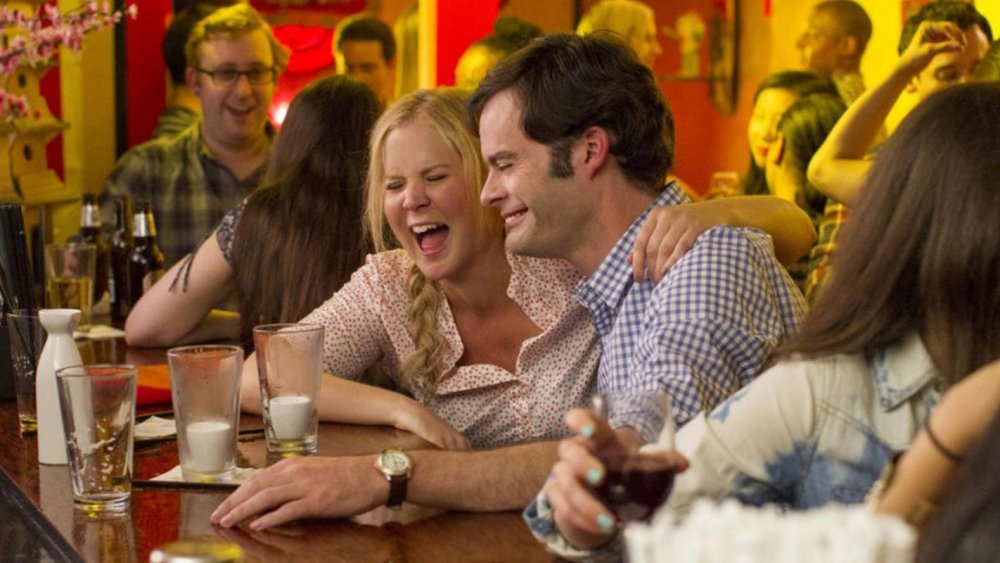 Bill Hader and Amy Schumer in Trainwreck