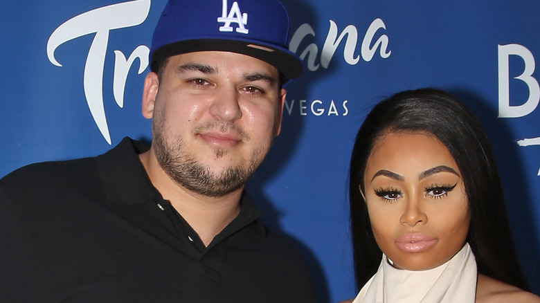 Rob Kardashian and Blac Chyna together