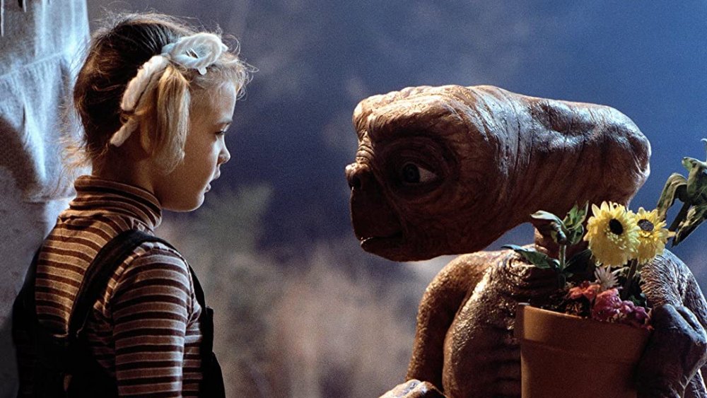 Drew Barrymore as Gertie and E.T. from E.T. the Extra Terrestrial