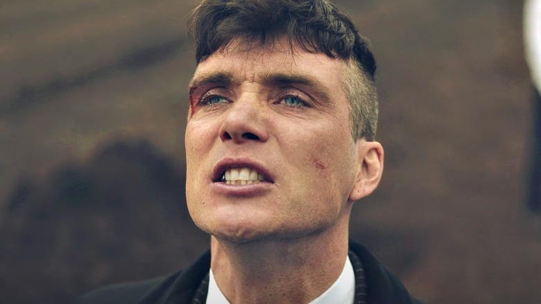 Murphy playing Tommy Shelby