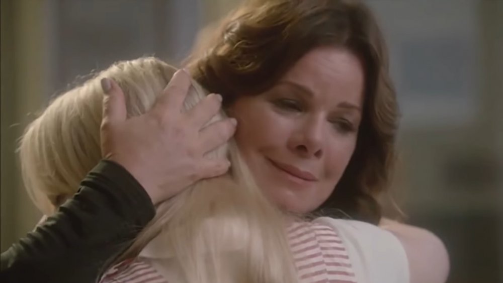 Marcia Gay Harden's Dr. Leanne Rorish hugs her daughter on Code Black