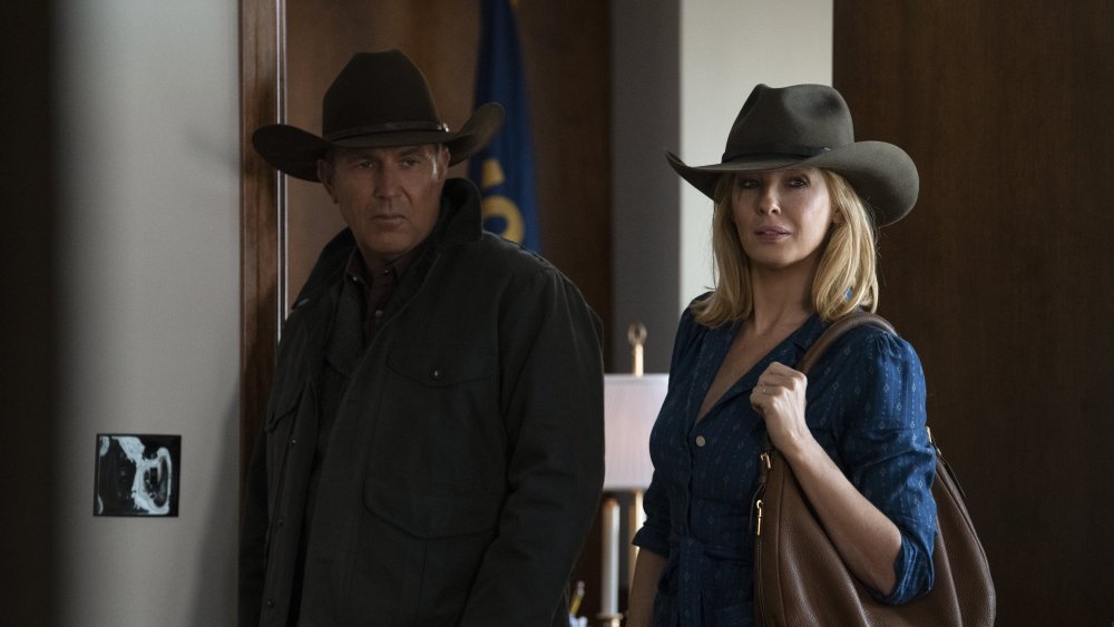 John (Kevin Costner) and Beth (Kelly Reilly) on Yellowstone