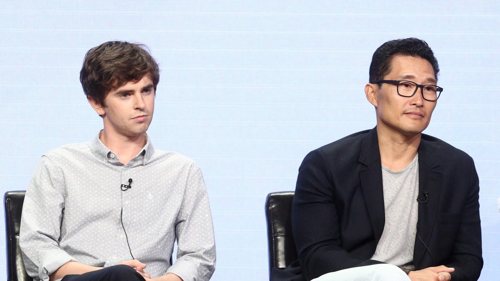 Freddie Highmore and Daniel Dae Kim during The Good Doctor Summer TCA Tour 2017