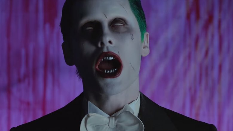 Jared Leto as the Joker in Purple Lamborghini