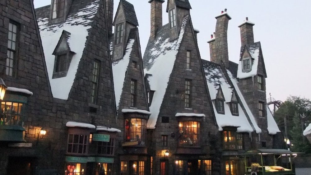 The village of Hogsmeade as depicted in Harry Potter and the Prisoner of Azkaban