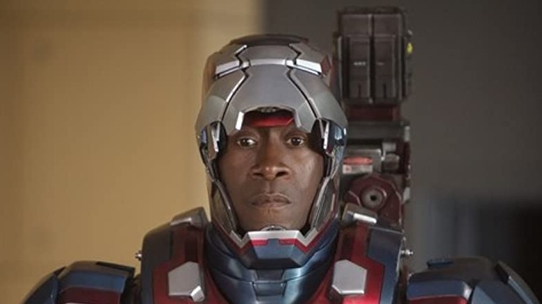 Rhodey in the War Machine suit