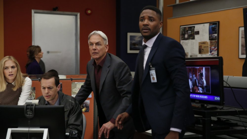 Mark Harmon and Duane Henry on NCIS