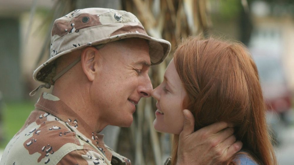 Mark Harmon as Gibbs and Darby Stanchfield as Shannon Gibbs on NCIS