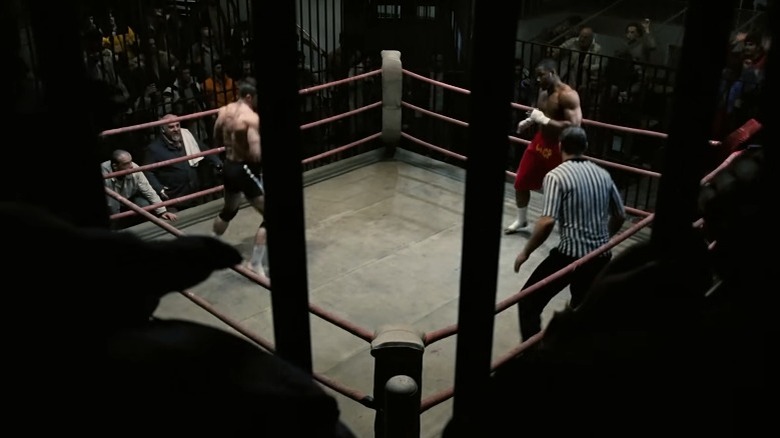 Chambers and Boyka in the boxing ring