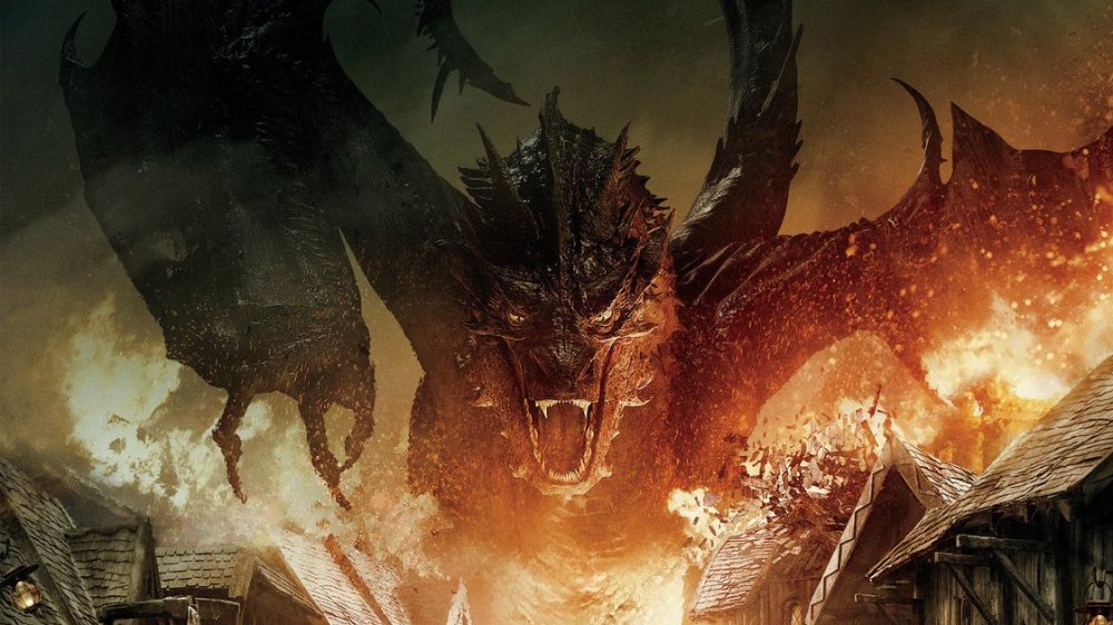 Smaug in The Hobbit: The Desolation of Smaug