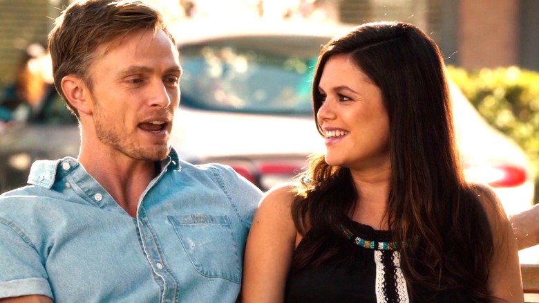 Wilson Bethel sits next to Rachel Bilson