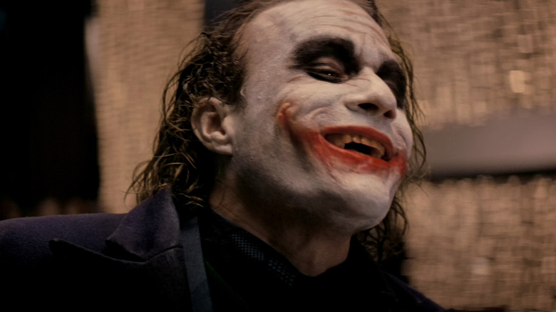 Heath Ledger as the Joker in The Dark Knight