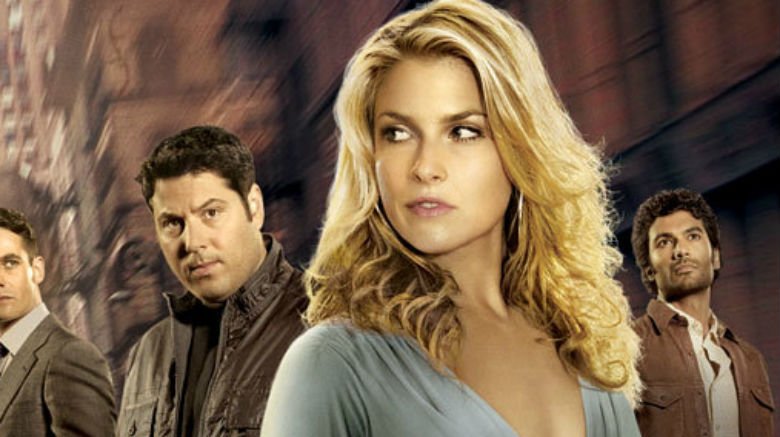 Promo art for Heroes, focusing on Ali Larter as Nikki Sanders