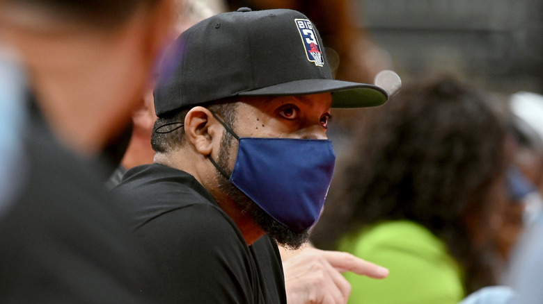 Ice Cube in a mask 