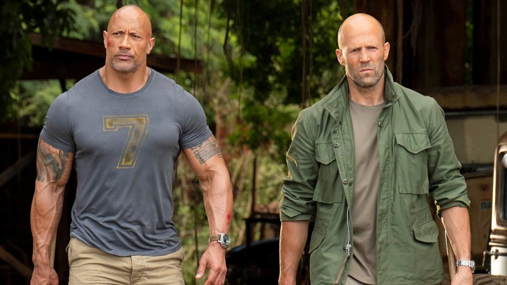 Dwayne Johnson and Jason Statham in Hobbs & Shaw