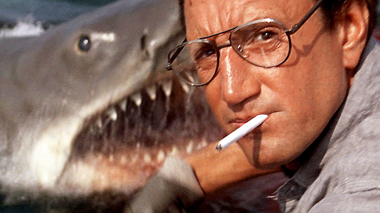 Roy Scheider and the shark