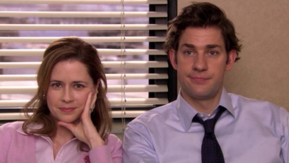 Jenna Fischer and John Krasinski on The Office