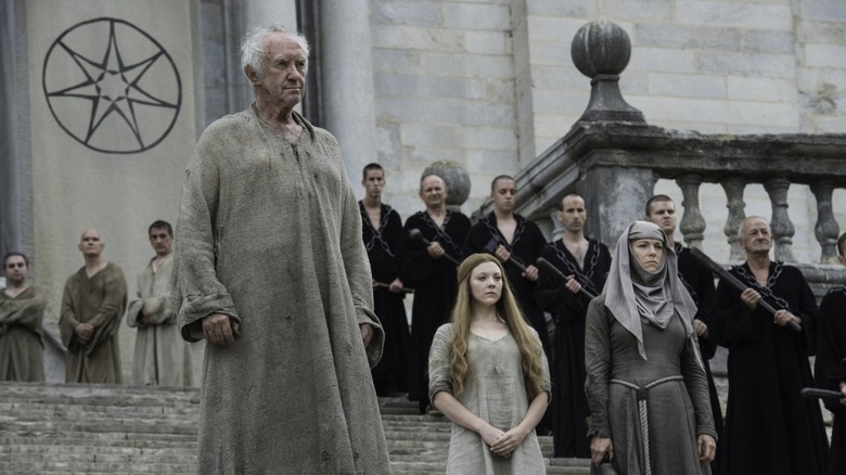 High Sparrow with crowd.