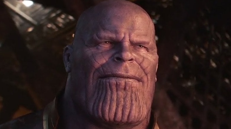 Thanos resting in barn