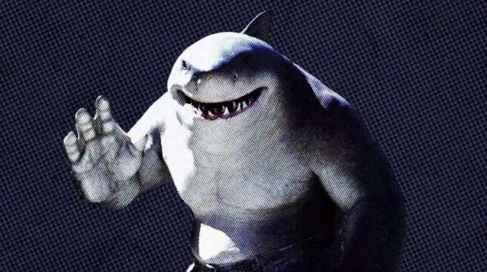 Steve Agee as King Shark in The Suicide Squad