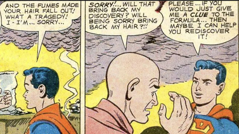 Lex Luthor angry at Superboy