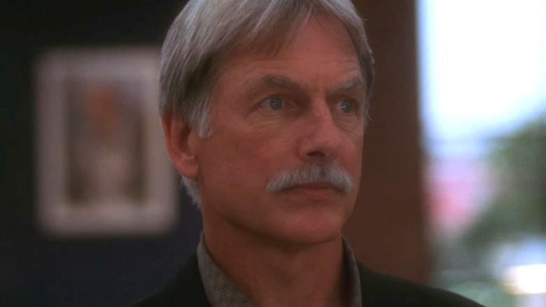 Gibbs with mustache in NCIS