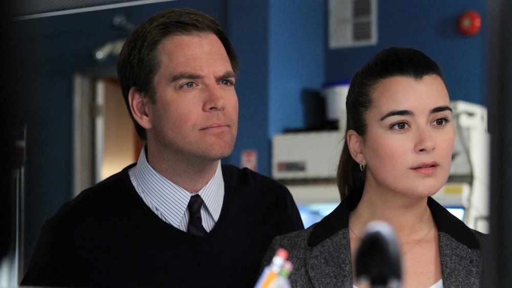 Michael Weatherly and Cote de Pablo as Tony and Ziva