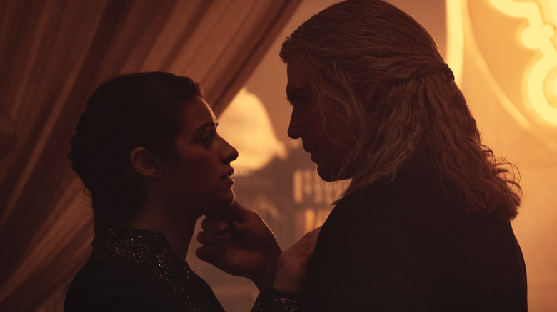 Yennefer faces Geralt