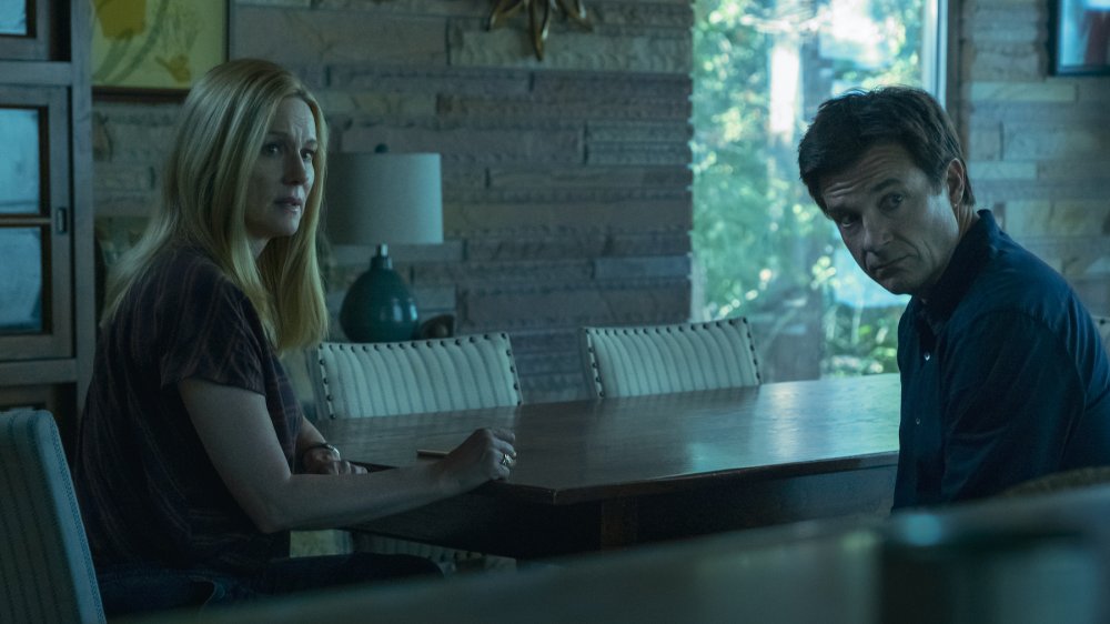 Laura Linney as Wendy Byrde and Jason Bateman as Marty Byrde on Ozark